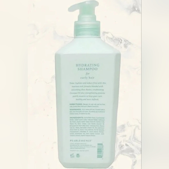 Pearlessence Hydrating Shampoo for Curly Hair 32 fl oz HUGE - Picture 2 of 2